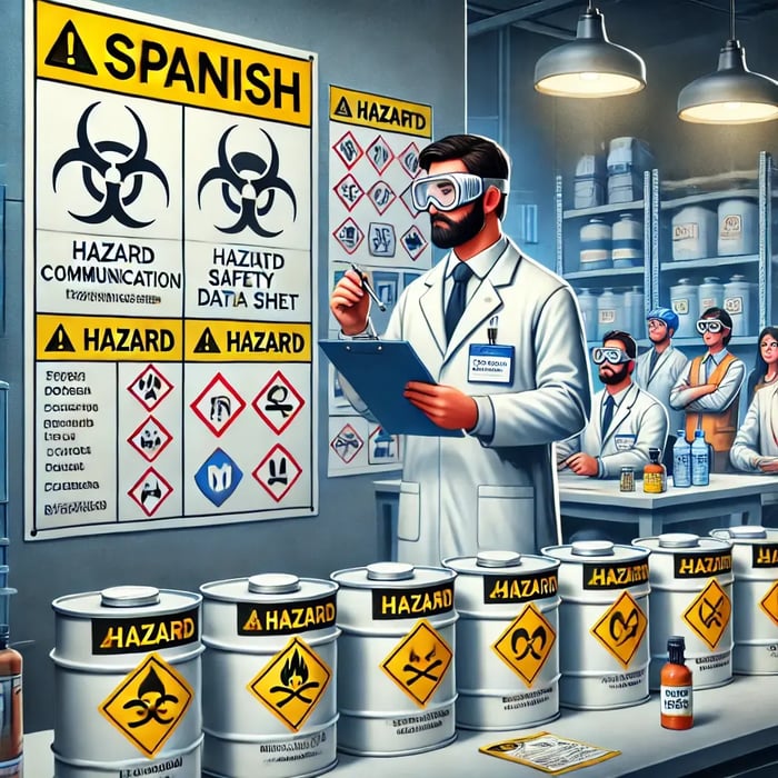 OSHA Hazard Communication Spanish image