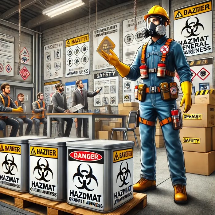 DOT Hazmat General Awareness Spanish image